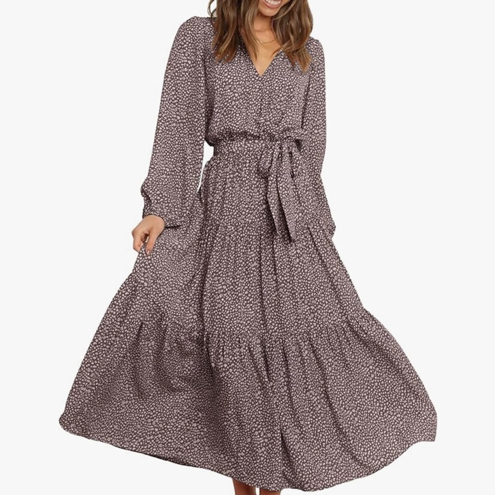 NWT Boho tie waist dress